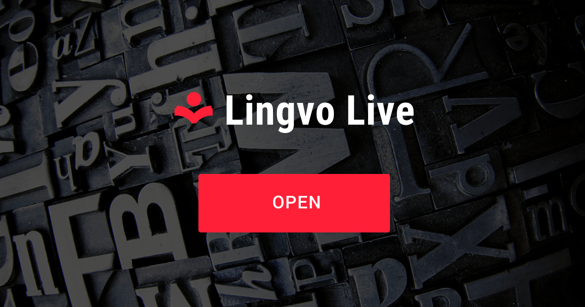 Lingvo Live. Online dictionary from ABBYY. Translate from English ...